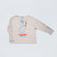 "March" long T-shirt アイボリー