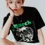 "March" S/S Tee ブラック
