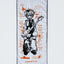 "March" Face Towel ホワイト×オレンジ