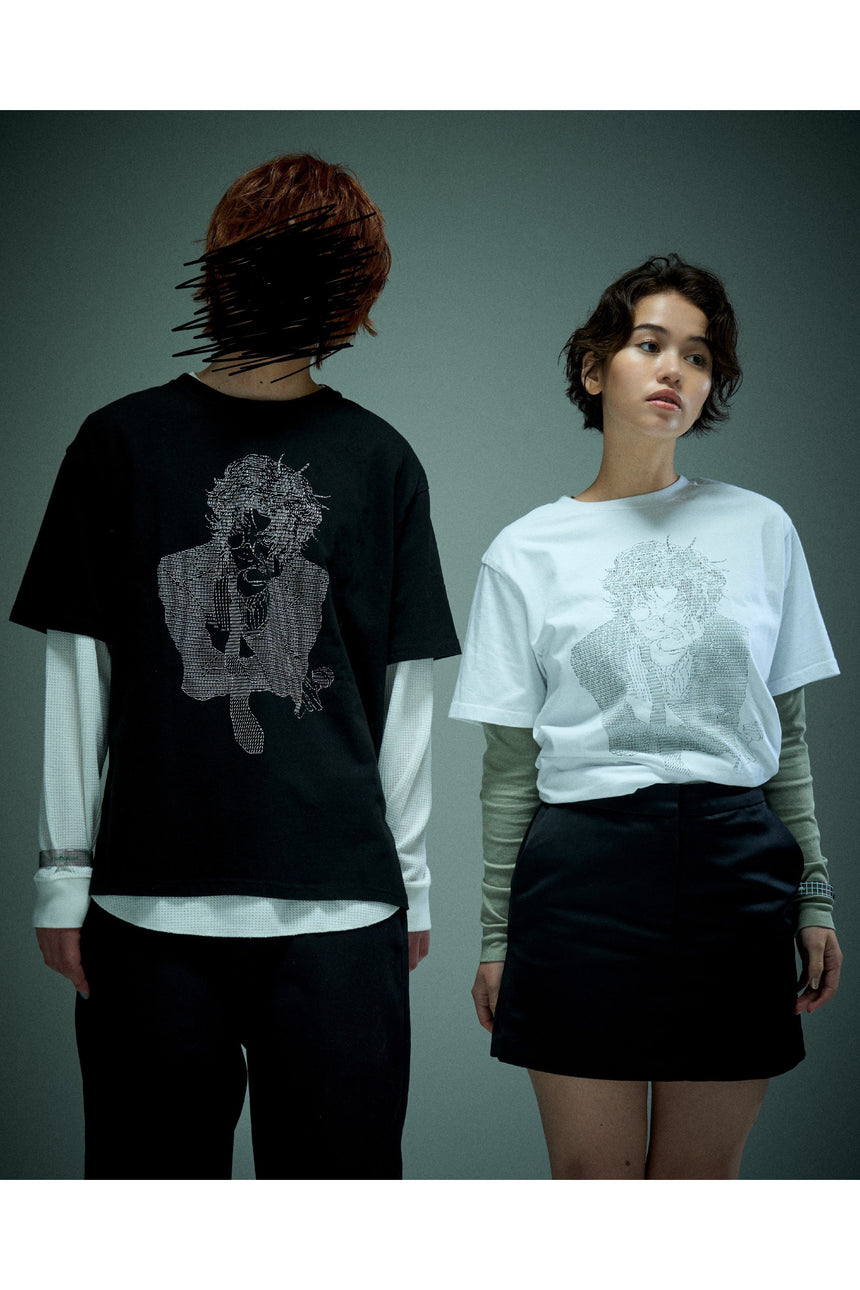 ASCII art S/S Tee ブラック