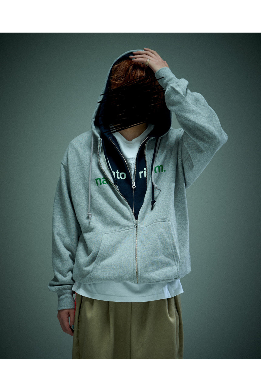 natorium zip Hoodie　ネイビー