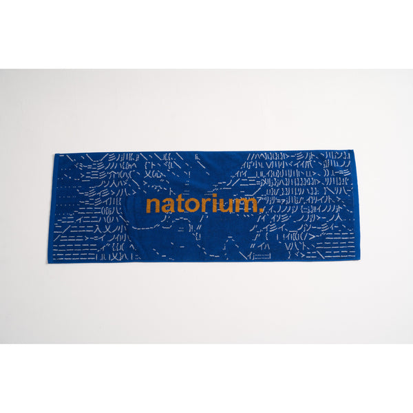 ASCII art Towel ブルー – なとり natorium. Official Store