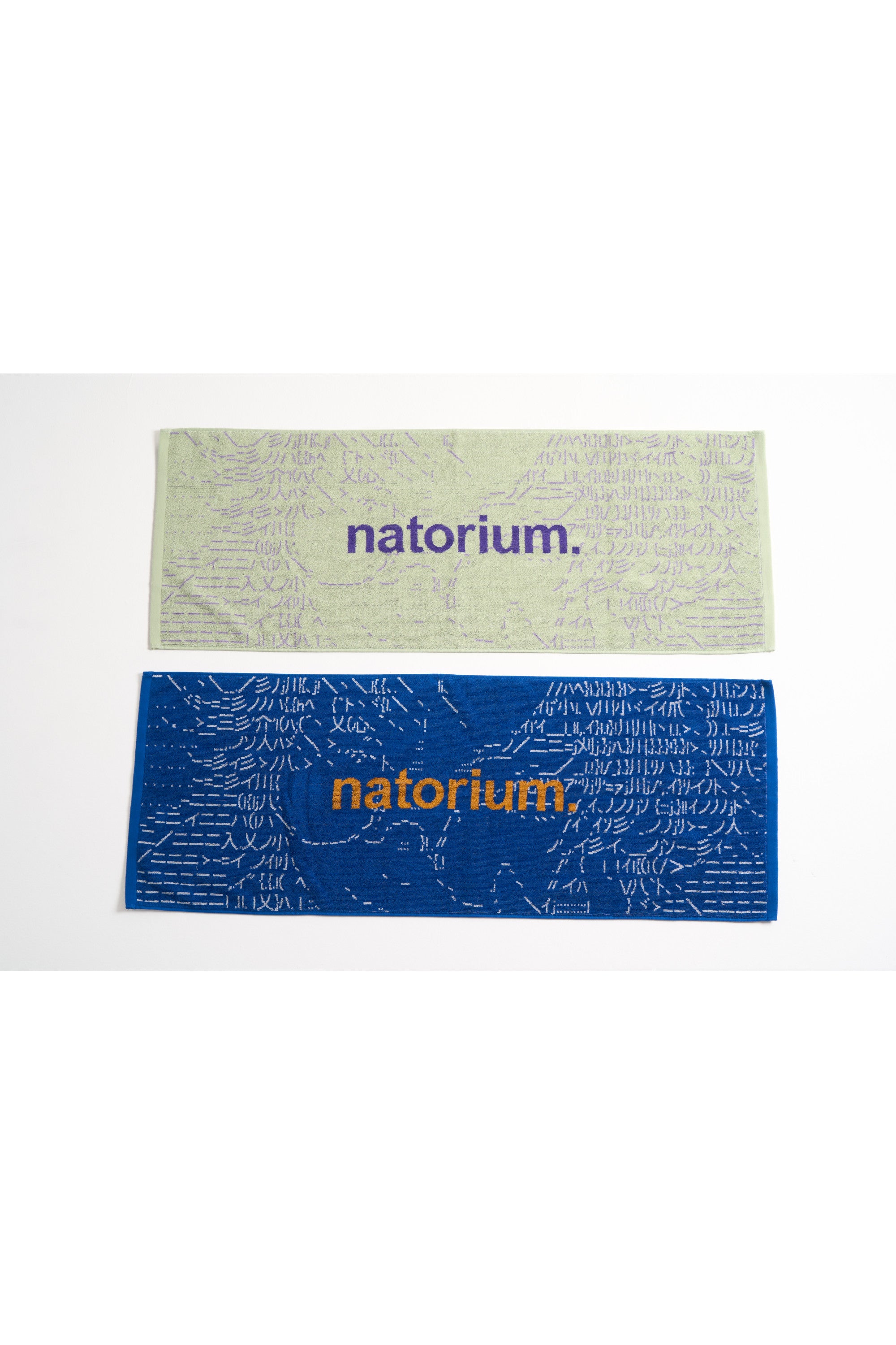 ASCII art Towel ブルー – なとり natorium. Official Store