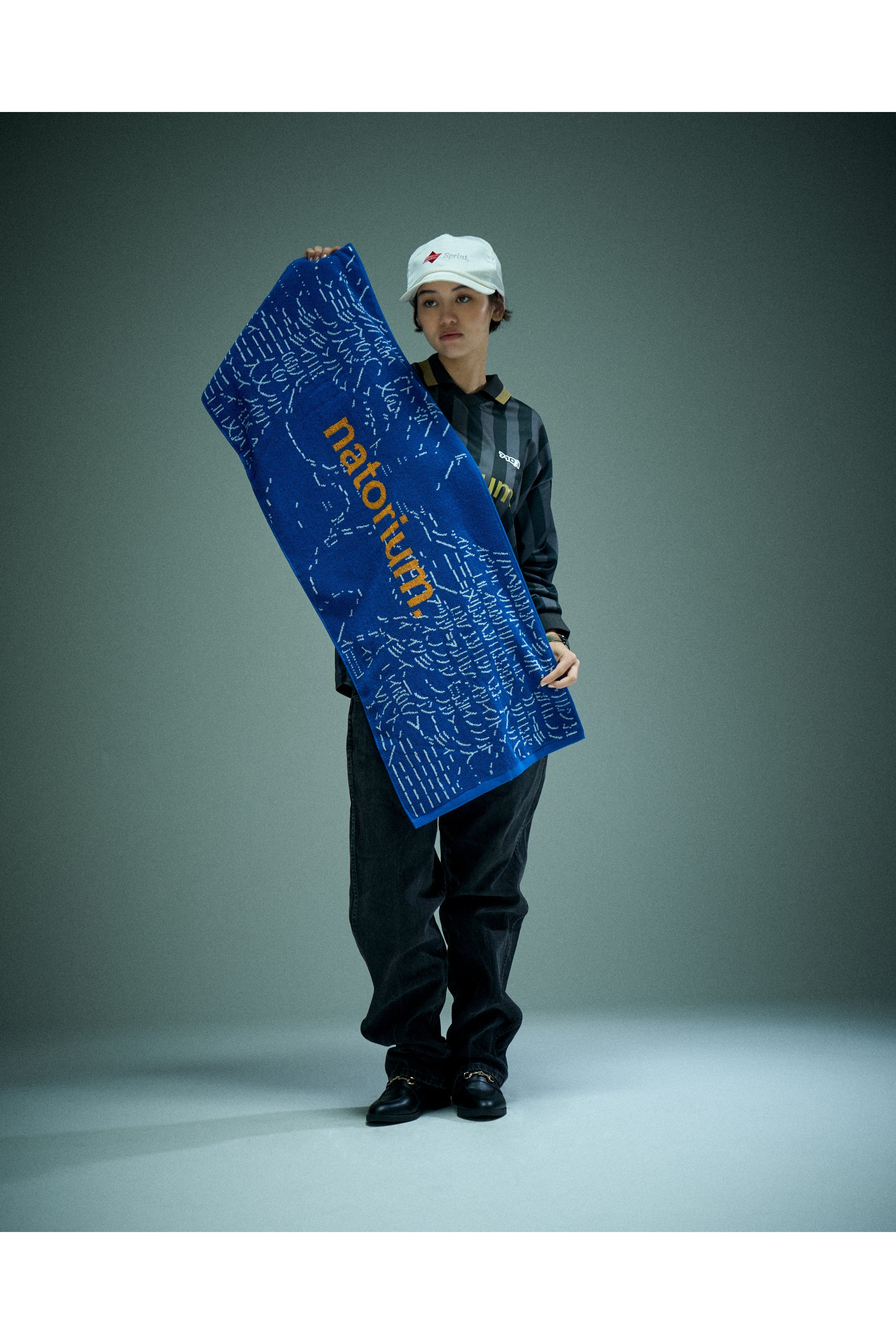 なとり 劇場　タオル　青　1点 なとり 劇場フェイスタオル青 なとり 劇場 フェイスタオル 青 ライブ