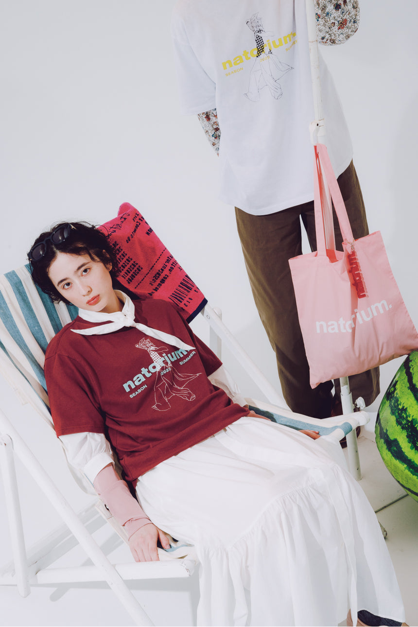 DRESSING ROOM  S/S Tee ボルドー