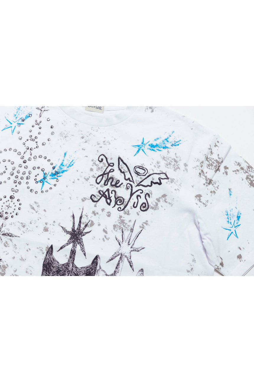 [For pickup at the venue] "The Abyss" S/S Tee White ＜Order period: ～2/11＞