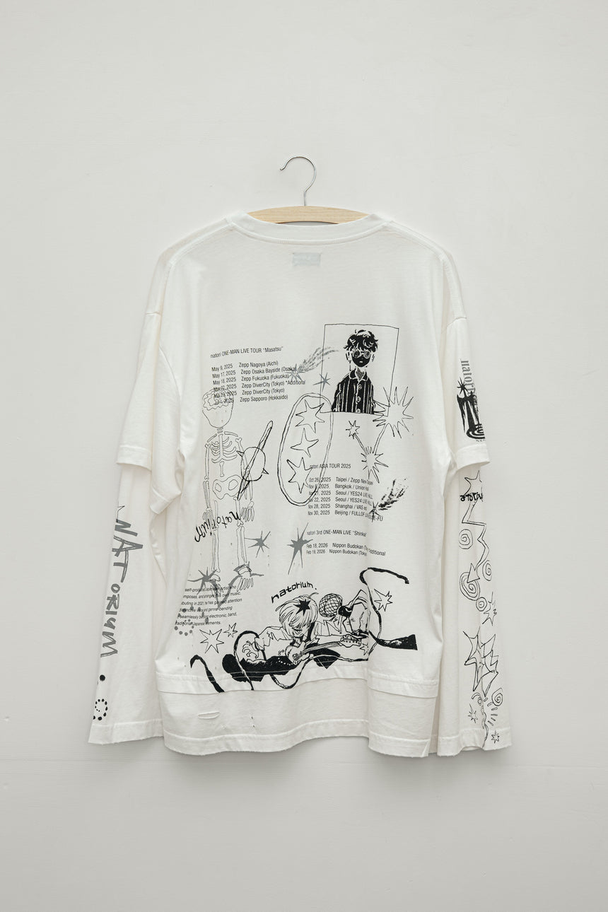 【Made-to-order】natorium-archive Layered long T-shirt ＜order period:～12/7＞