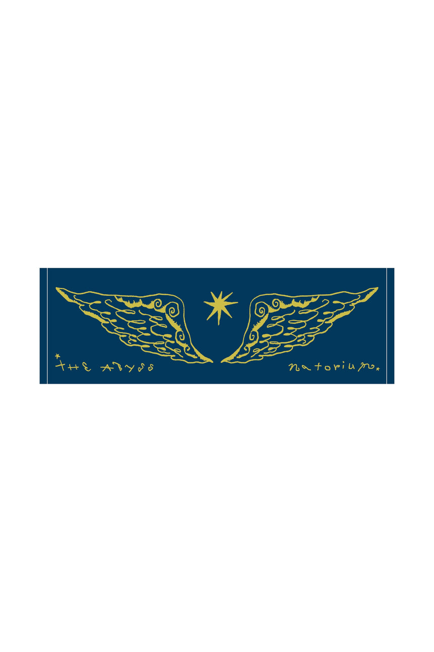 [For pickup at the venue] "The Abyss" Face Towel Navy ＜Order period: ～2/11＞