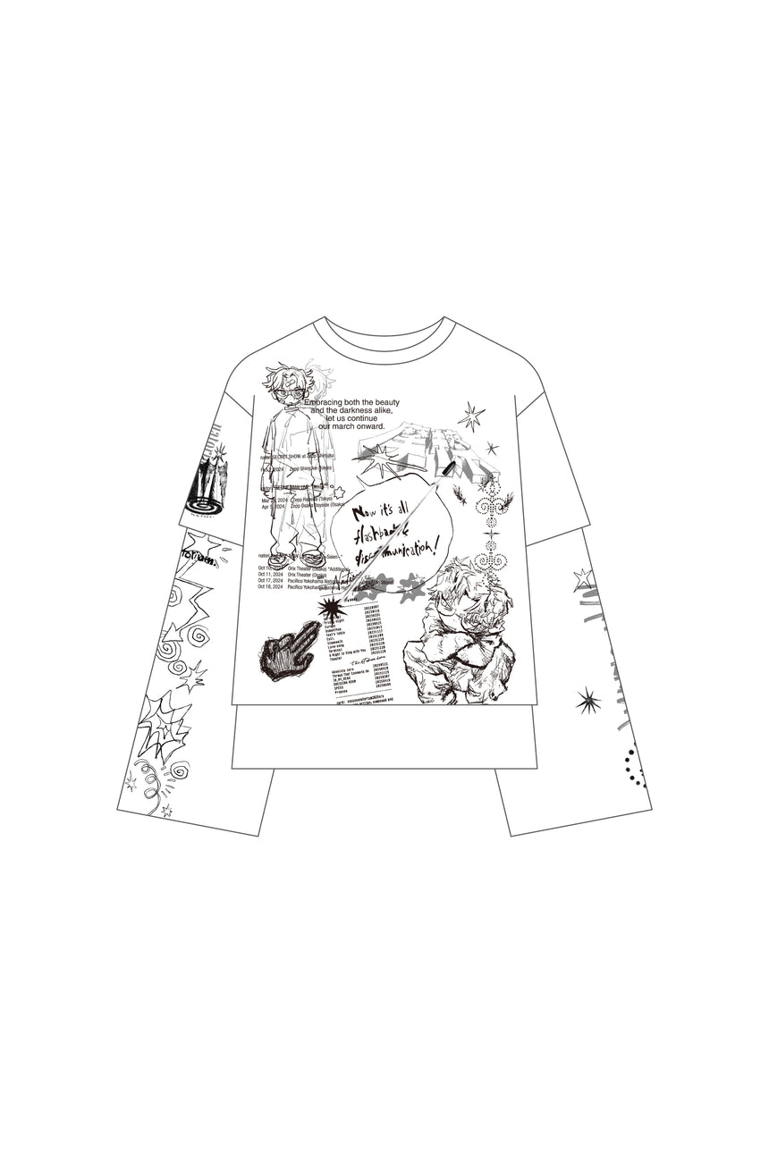 【Made-to-order】natorium-archive Layered long T-shirt ＜order period:～12/7＞