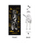 "March" Face Towel ブラック×イエロー