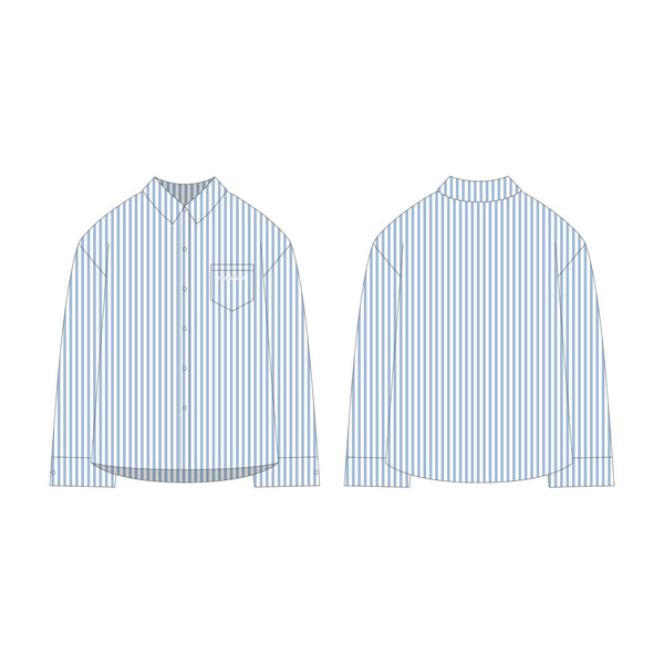 natorium Stripe-shirt ＜Order period: ～2/4＞ – なとり natorium
